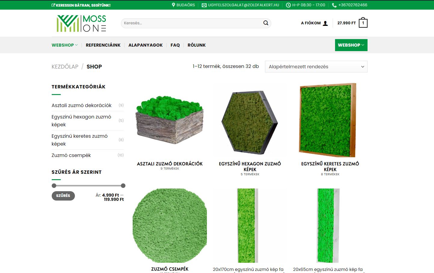 Nyitóoldal Compact Nature