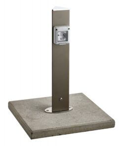 Alternative view of Beton rögzítőlap kerti kutakhoz, gyors telepítésű, 40x40cm