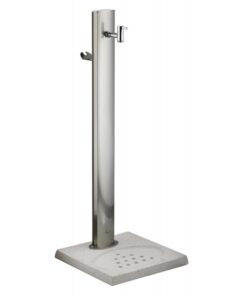 Alternative view of Talpas kerti csap "GROUND STEELO", slag tartóval, króm, 100 cm